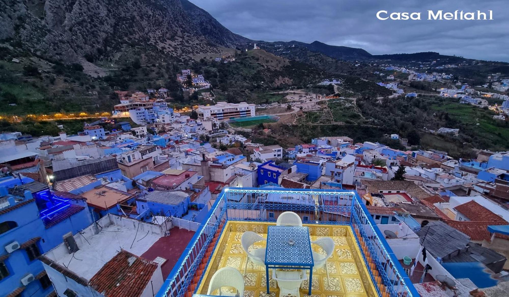 Casa Meftah Blue Leilighet Chefchaouen Eksteriør bilde